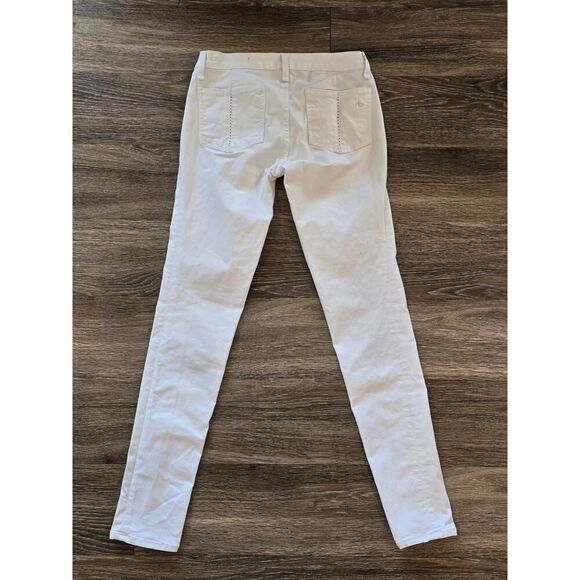 Rag & Bone Bright White Skinny Jeans Size 27 | Sleek Minimalist Must-Have Crisp - Picture 2 of 9
